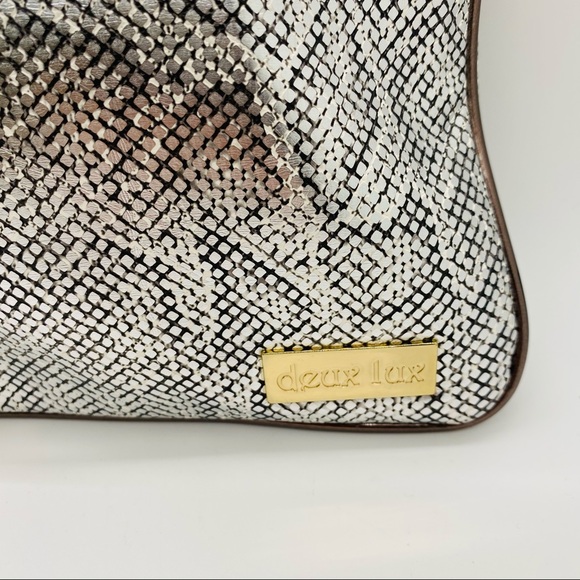 NWT Deux Lux Snakeprint Clutch - Picture 3 of 9